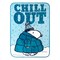Peanuts Snoopy "Chill Out" Fleece Throw Blanket | 45 x 60 Inches